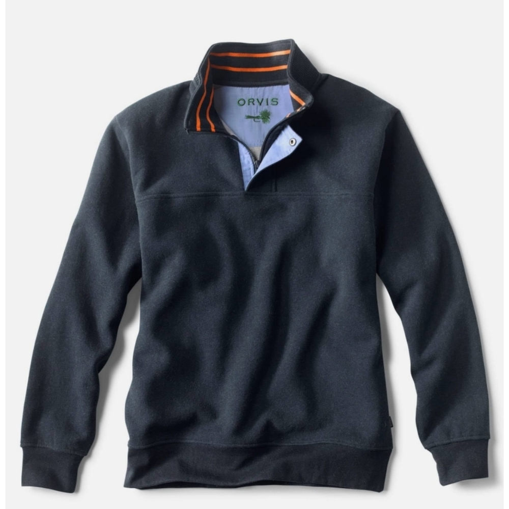 Orvis Men's Signature Quarter Zip Sweatshirt Grey Size XL - Picture 14 of 16
